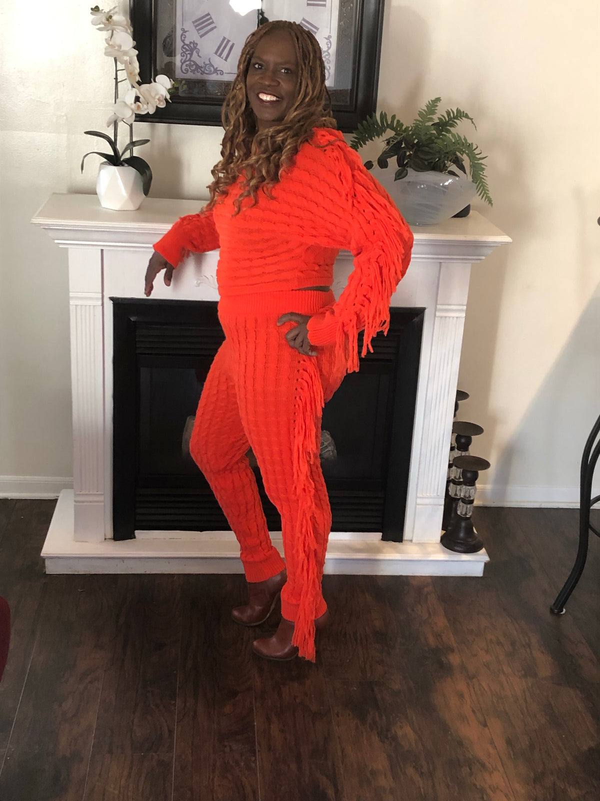 Chic Tassel Two-Piece Set