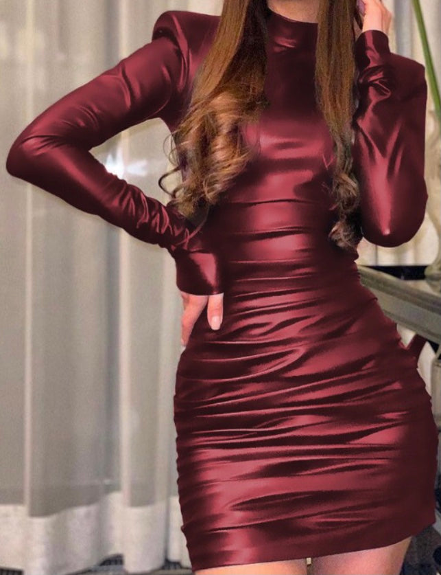 PU Leather Dresss