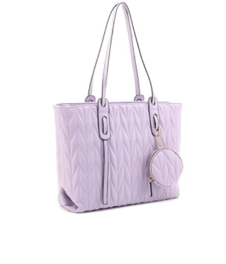 Jasmine Quilted Tote Bag