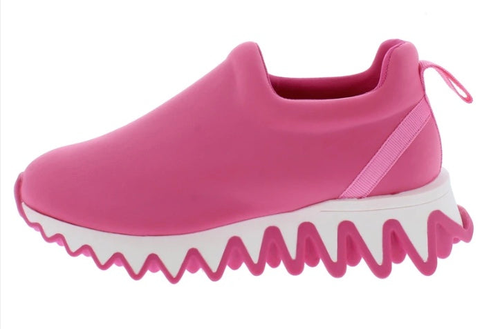 Wave Sole Slip-On Sneakers