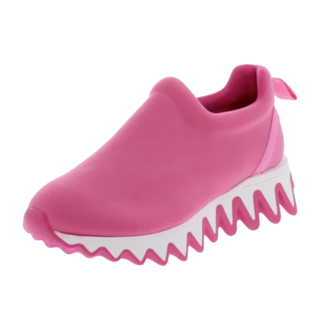 Wave Sole Slip-On Sneakers